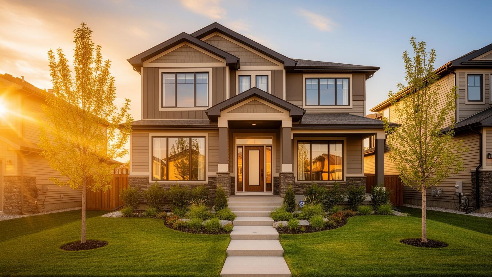 Calgary home exterior inspected by HomeWise Property Inspections