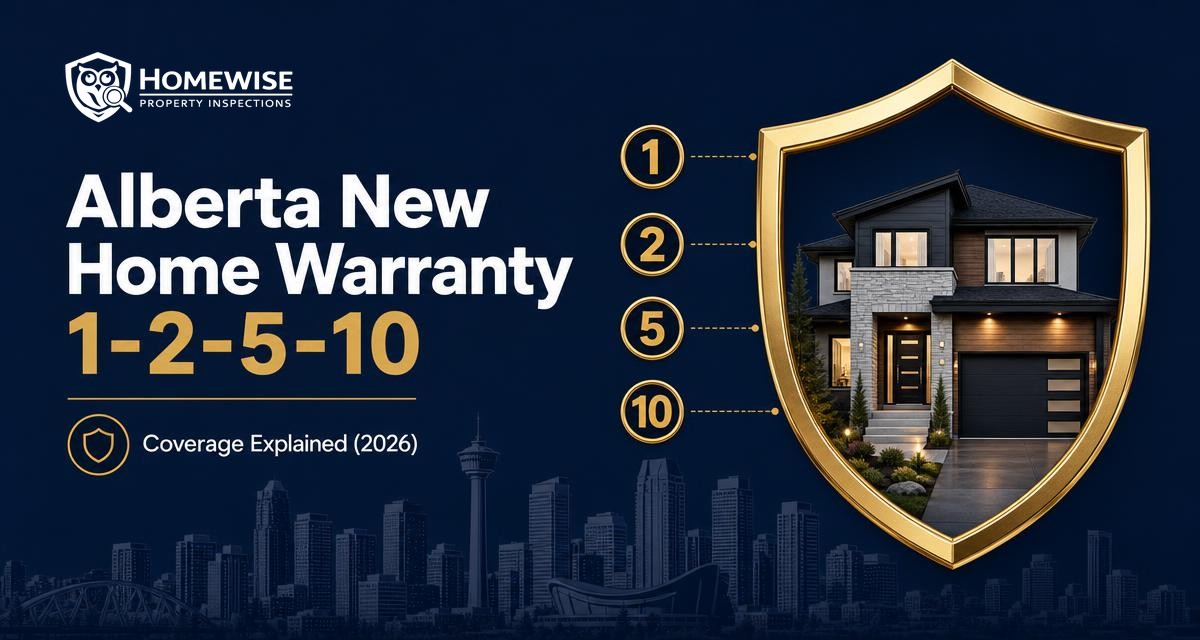 Alberta New Home Warranty Explained: 1-2-5-10 Coverage Guide (2026) — article by HomeWise Property Inspections, Calgary home inspectors