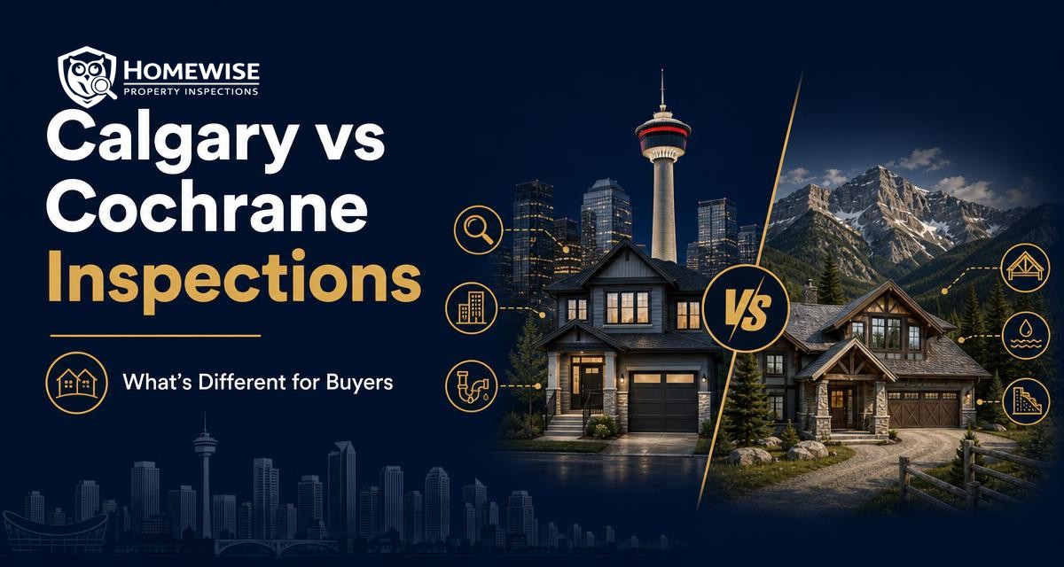 Calgary vs Cochrane Home Inspections: What's Different? — article by HomeWise Property Inspections, Calgary home inspectors
