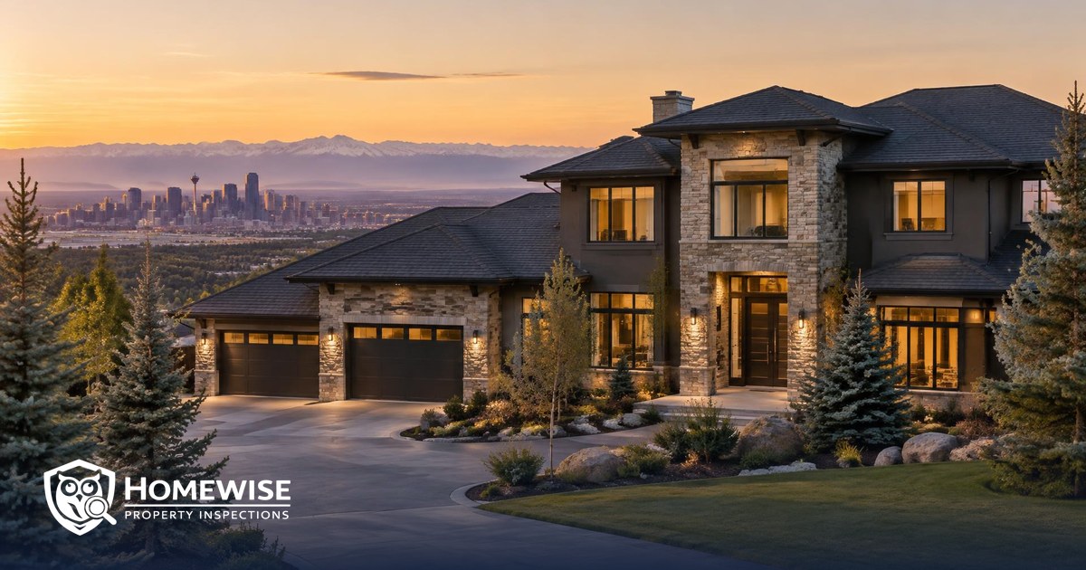Inspecting Large Estate Homes in Calgary: What Extra Square Footage Really Means — article by HomeWise Property Inspections, Calgary home inspectors