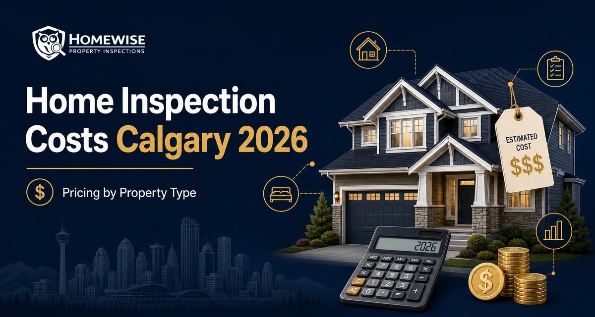 Home Inspection Costs in Calgary (2026) — article by HomeWise Property Inspections, Calgary home inspectors