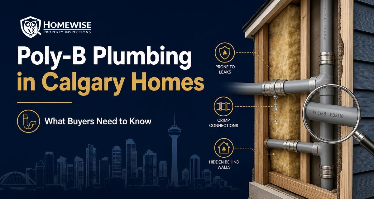 Poly-B Plumbing in Calgary Homes: What Buyers Need to Know — article by HomeWise Property Inspections, Calgary home inspectors