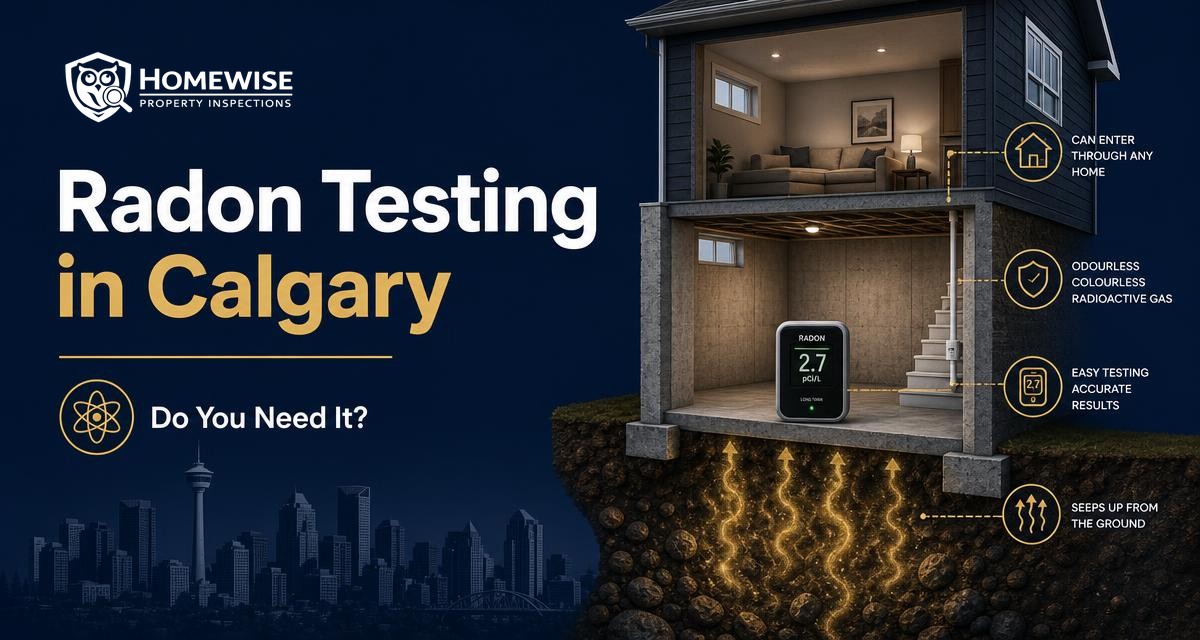 Radon Testing in Calgary: Do You Need It? — article by HomeWise Property Inspections, Calgary home inspectors