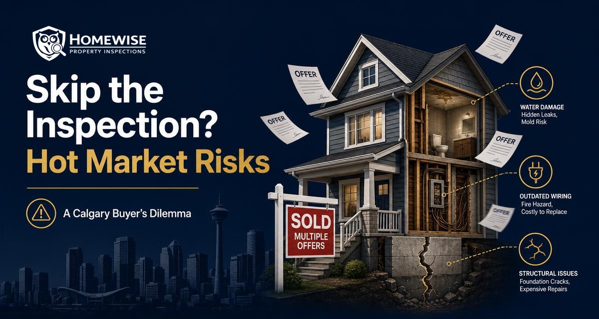 Should You Skip a Home Inspection in a Hot Calgary Market? — article by HomeWise Property Inspections, Calgary home inspectors
